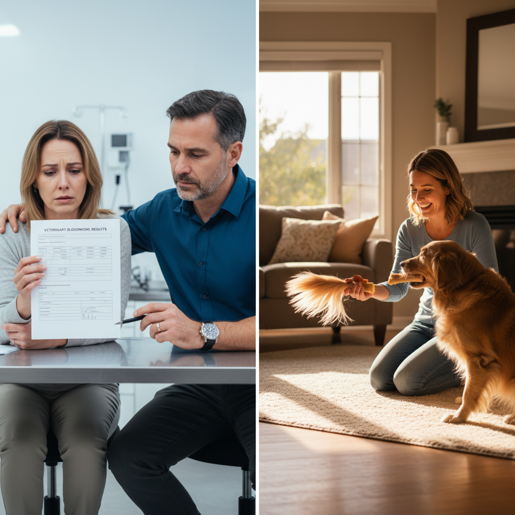 Contrast between worry over NSAID bloodwork results and confidence with a natural alternative